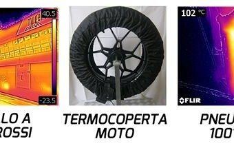 Temperatura pneumatico moto OK Termocamera infrarossi Mugello - GEASS Torino