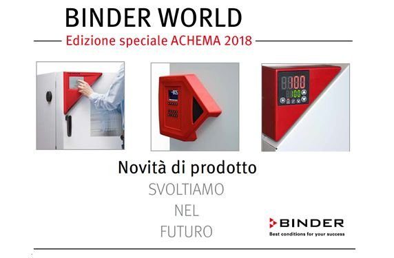 Novità camere climatiche Binder Achema 2018 geass - GEASS Torino