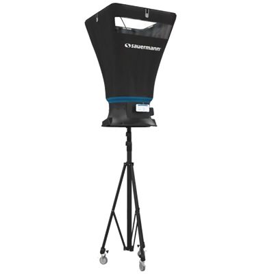 Il Treppiede telescopico con ruote permette un facile posizionamento del Balometro Kimo DBM620 nelle bocche di condizionamento
