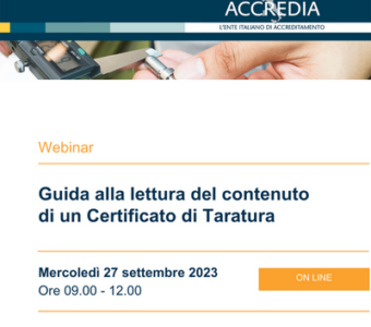 Webinar Accredia Certificato di Taratura1 - GEASS Torino