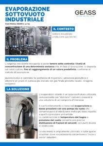 Case History Evaporatore Industriale Steroglass