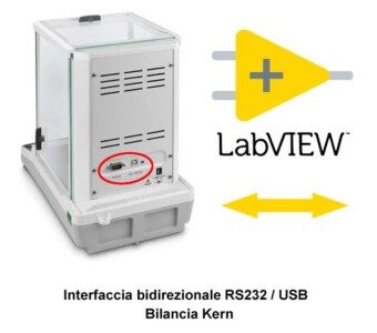 Interfacciamento Bilancia Kern Labview RS232 USB - GEASS Torino