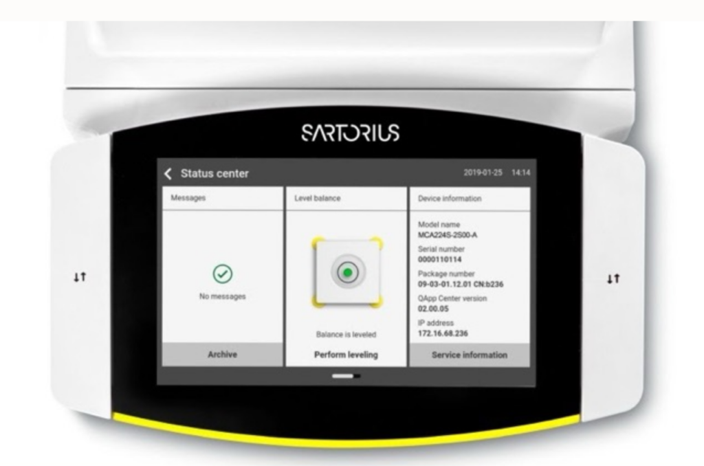 Sartorius Cubis II auto zero - GEASS Torino