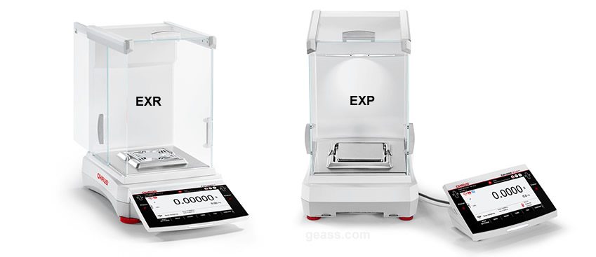 Bilance di precisione Ohaus Explorer EXR e EXP con display separabile
