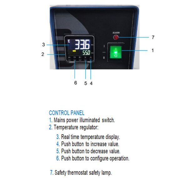 Display Bagno termostatico FGB B100V20 per viscosimetri a capillare