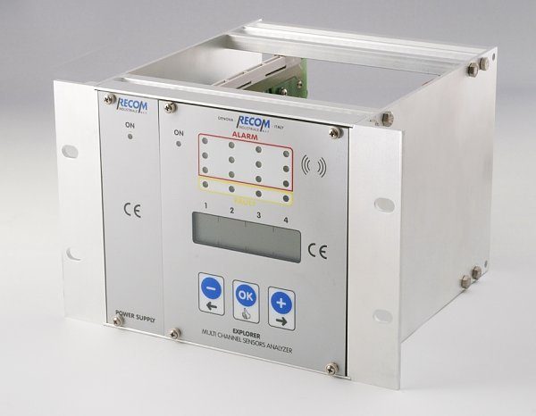 Centralina di controllo Explorer a 4 canali con installazione a rack Geass Torino