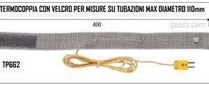 Termocoppia Velcro per tubazioni Delta Ohm TP662 - GEASS Torino