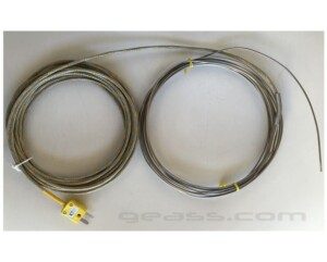 Termocoppia tipo K flessibile 2mm - GEASS Torino