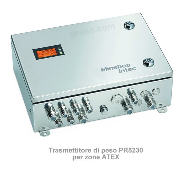 Trasmettitore di peso da campo PR5230 Minebea Intec per zone Atex GEASS