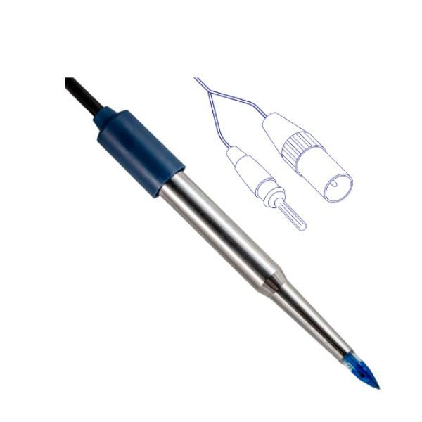 Elettrodi pH 2 Pore Steel T din banana  - GEASS Torino