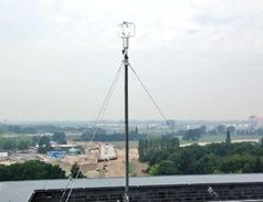 Installazione anemometro a ultrasuoni Delta Ohm HD2003 geass