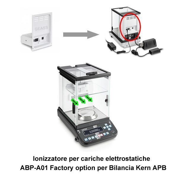 Ionizzatore cariche elettrostatiche Kern ABP A01 Factory optionv GEASS - GEASS Torino